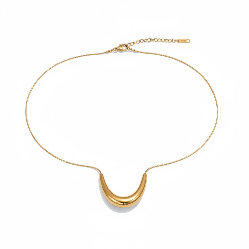 Collana in acciaio inossidabile anallergica e waterproof "Bonny"