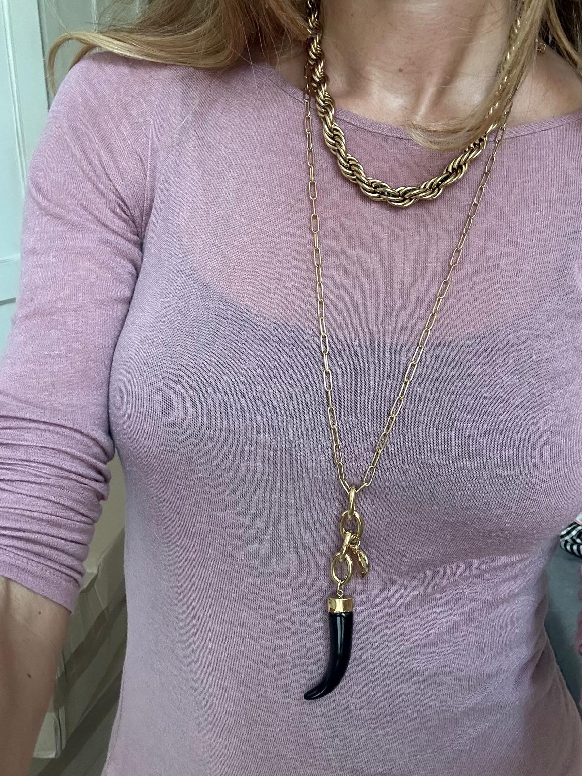 Collana in acciaio inossidabile anallergico e waterproof "India"