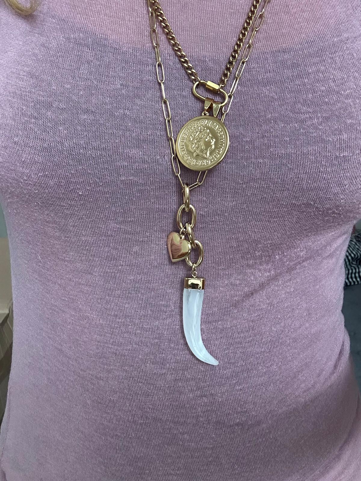 Collana in acciaio inossidabile anallergico e waterproof "India"