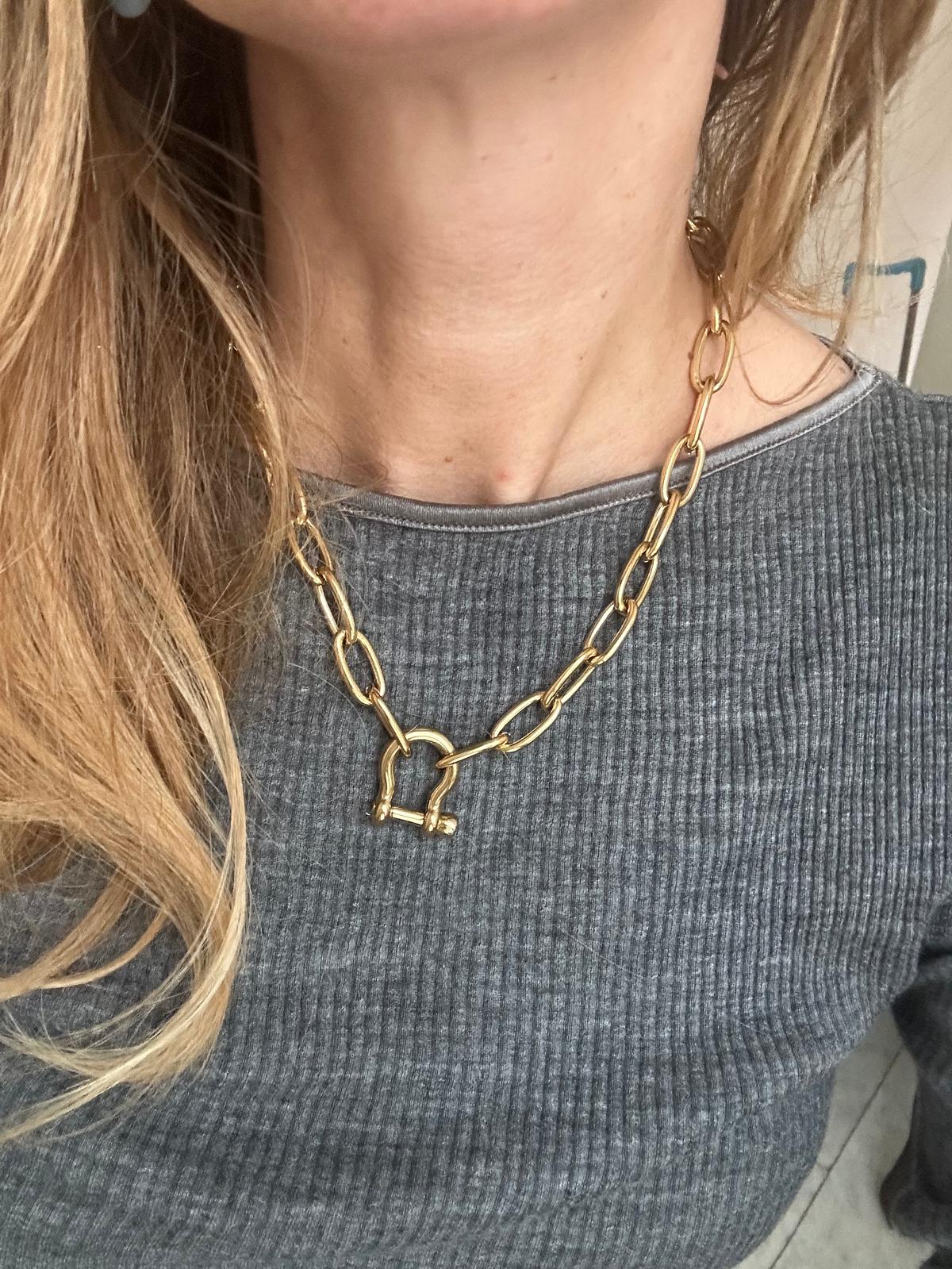 Collana in acciaio inossidabile anallergica e waterproof "Zoe"
