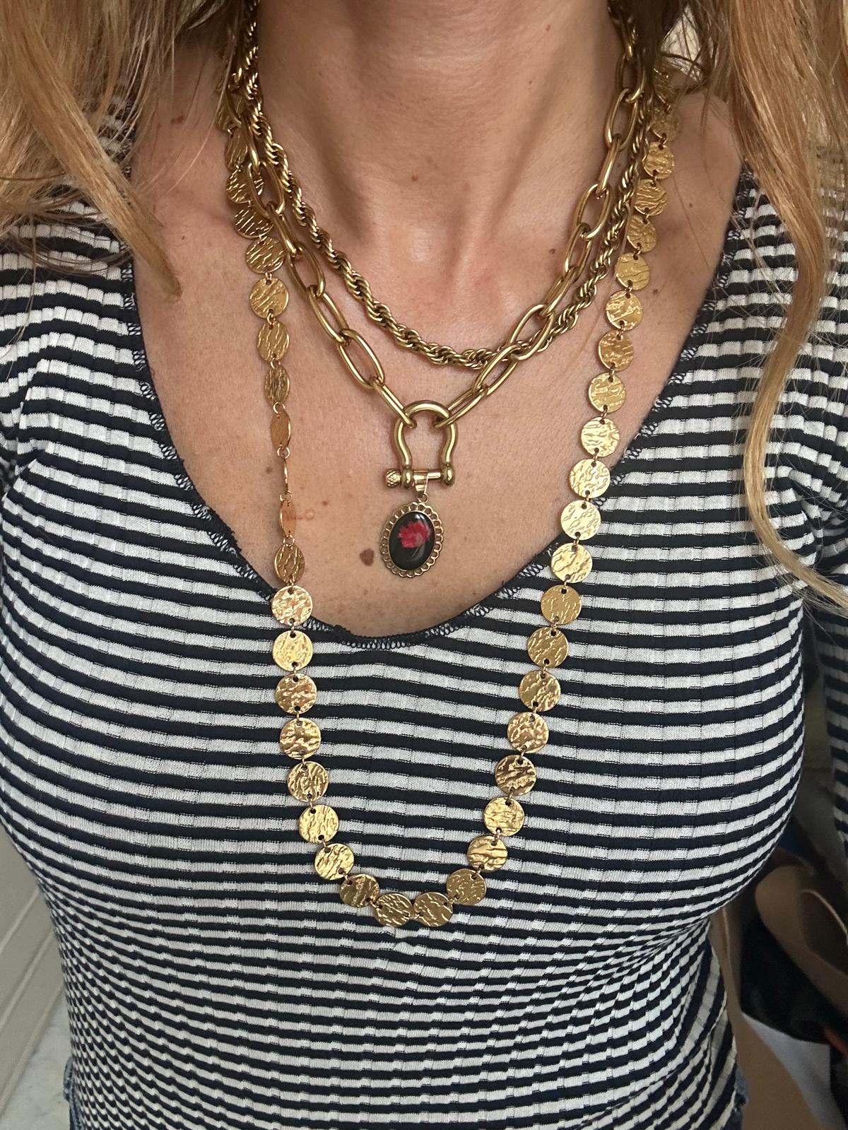 Collana in acciaio inossidabile anallergica e waterproof "Zoe"