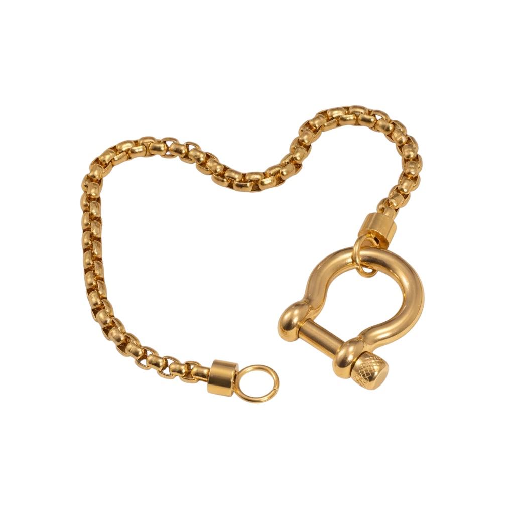 Bracciale in acciaio inossidabile anallergico e waterproof "Omega"