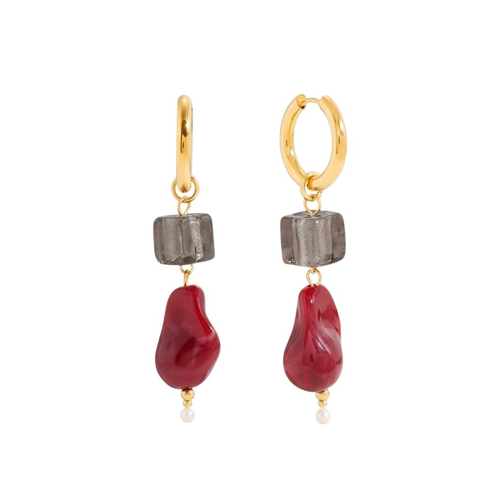 Orecchini in acciaio inossidabile, anallergici e waterproof "Roxy"