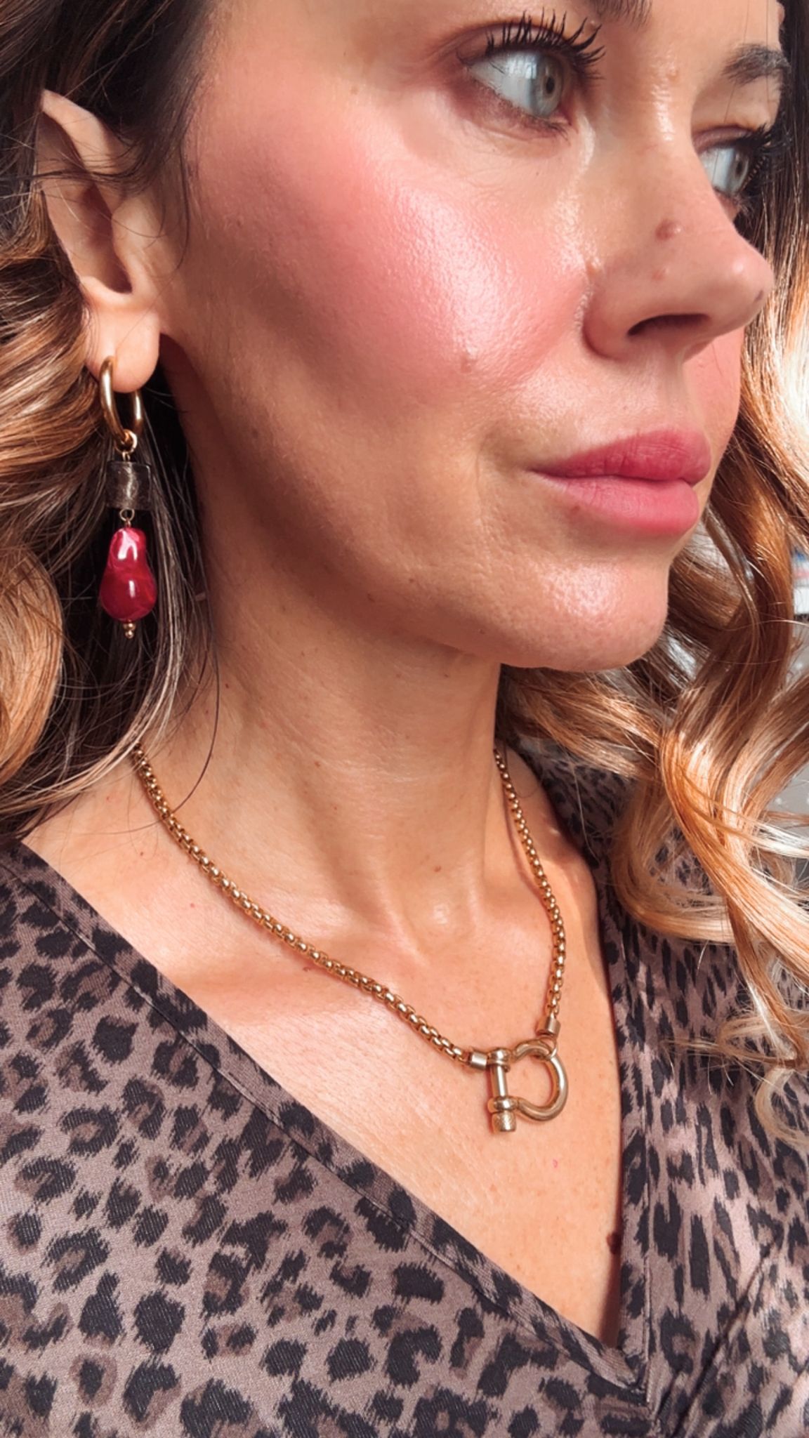 Collana in acciaio inossidabile anallergica e waterproof "Omega"