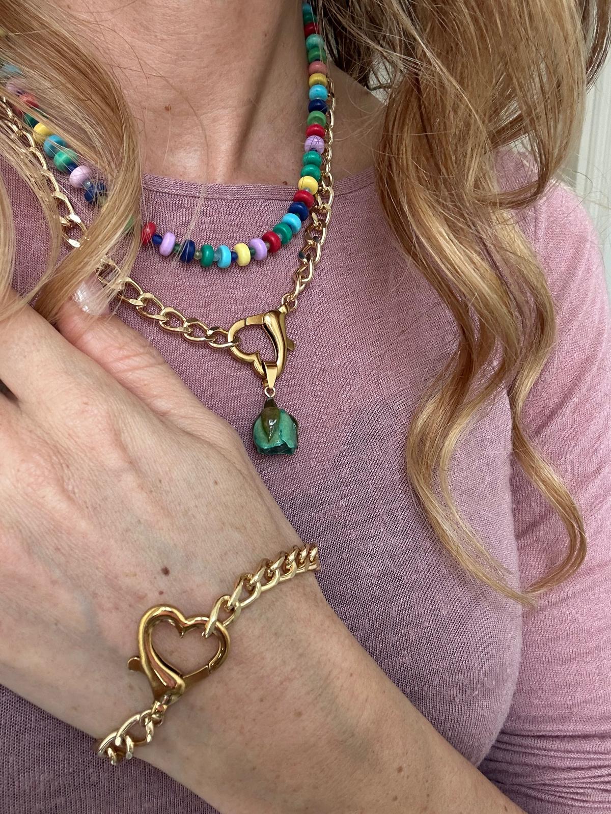 Collana in acciaio inossidabile anallergica e waterproof "Amanda"