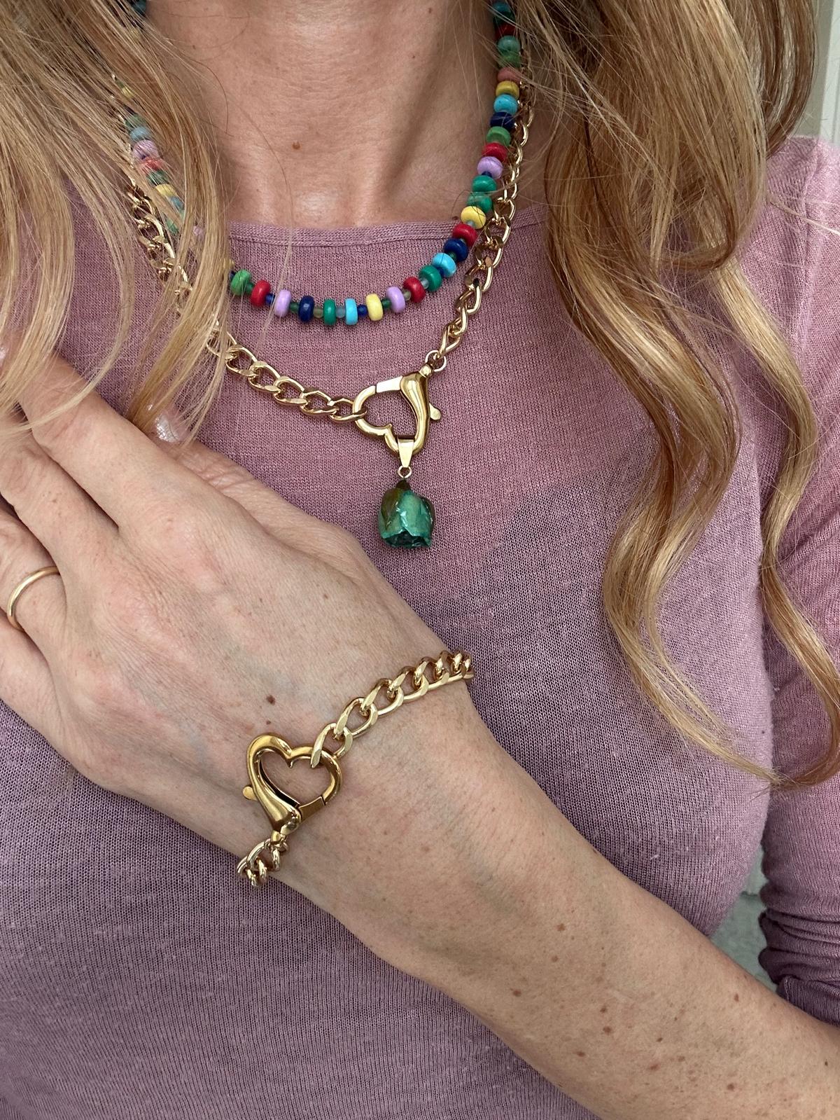 Collana in acciaio inossidabile anallergica e waterproof "Amanda"