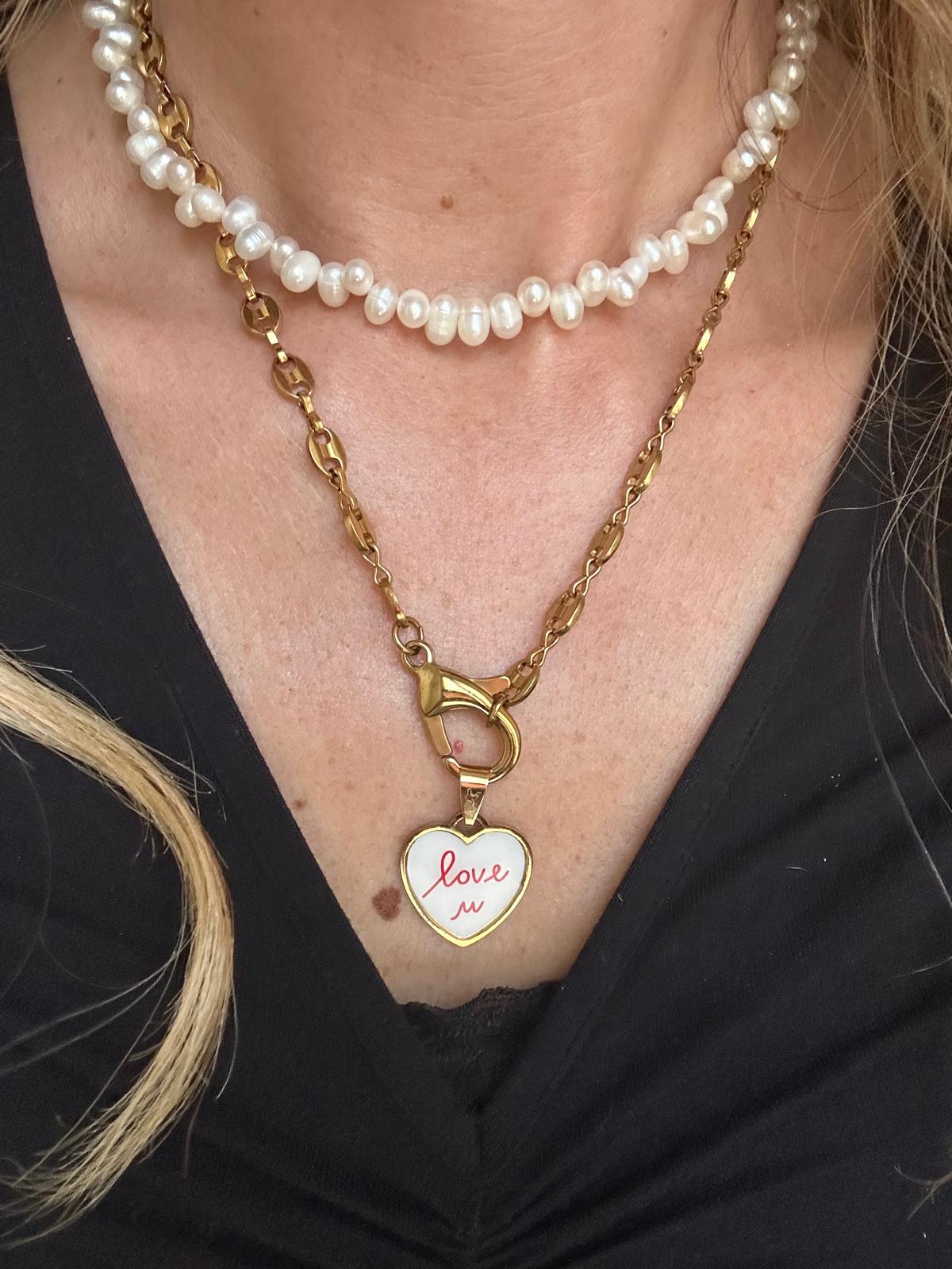 Collana in acciaio inossidabile anallergica e waterproof "Francy"