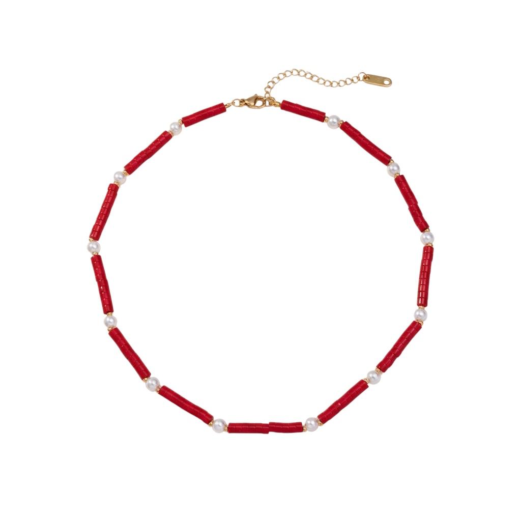 Collana in acciaio inossidabile anallergica e waterproof "Rossella"