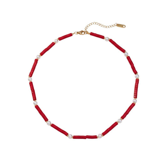 Collana in acciaio inossidabile anallergica e waterproof "Rossella"