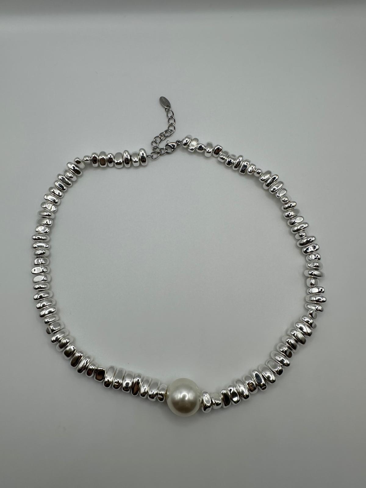 Collana in acciaio inossidabile anallergica e waterproof "Aurelia"