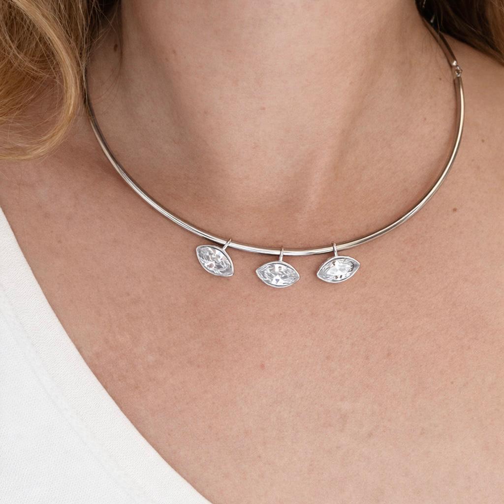 Collana in acciaio inossidabile anallergica e waterproof "Quasar"