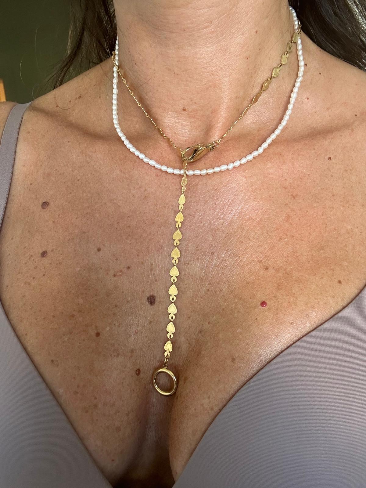 Collana in acciaio inossidabile anallergica e waterproof "Mary"