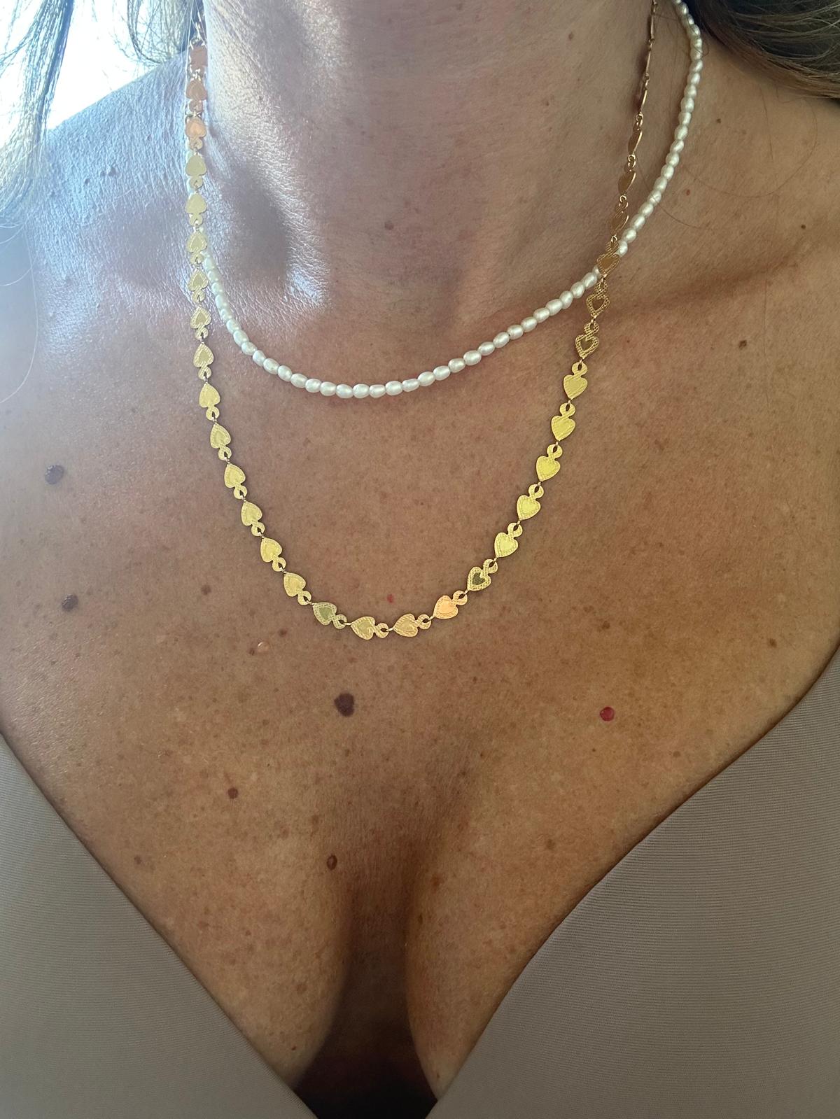 Collana in acciaio inossidabile anallergica e waterproof "Mary"