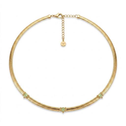 Collana in acciaio inossidabile anallergica e waterproof "Cipria"