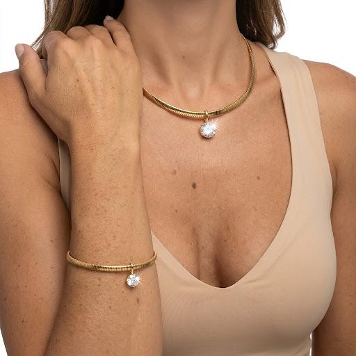 Collana in acciaio inossidabile waterproof "Sirio"
