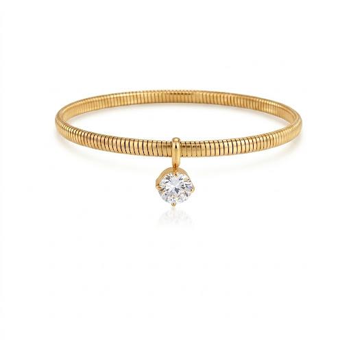 Bracciale elastico in acciaio inossidabile waterproof "Sirio"