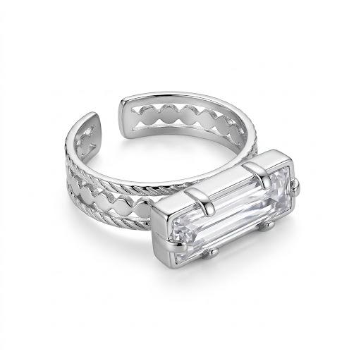Anello regolabile waterproof placcato oro 18K "Zenit"