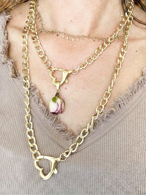 Collana in acciaio inossidabile anallergica e waterproof "Amanda"