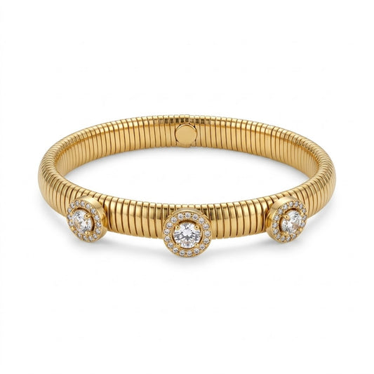 Bracciale in acciaio inossidabile anallergico e waterproof "Elettra"