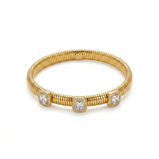 Bracciale in acciaio inossidabile anallergico e waterproof "Elettra"