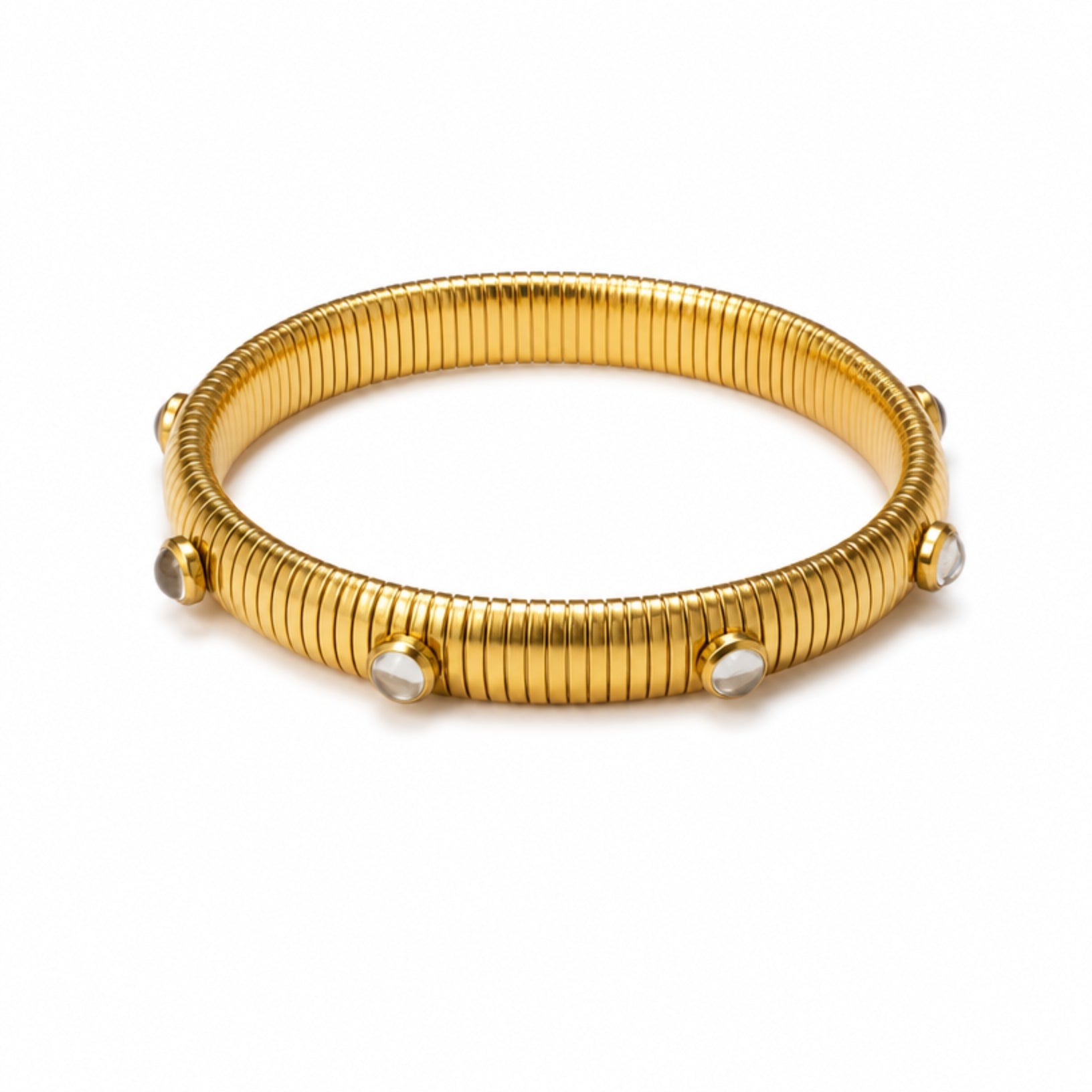 Bracciale in acciaio inossidabile anallergico e waterproof "Atena"
