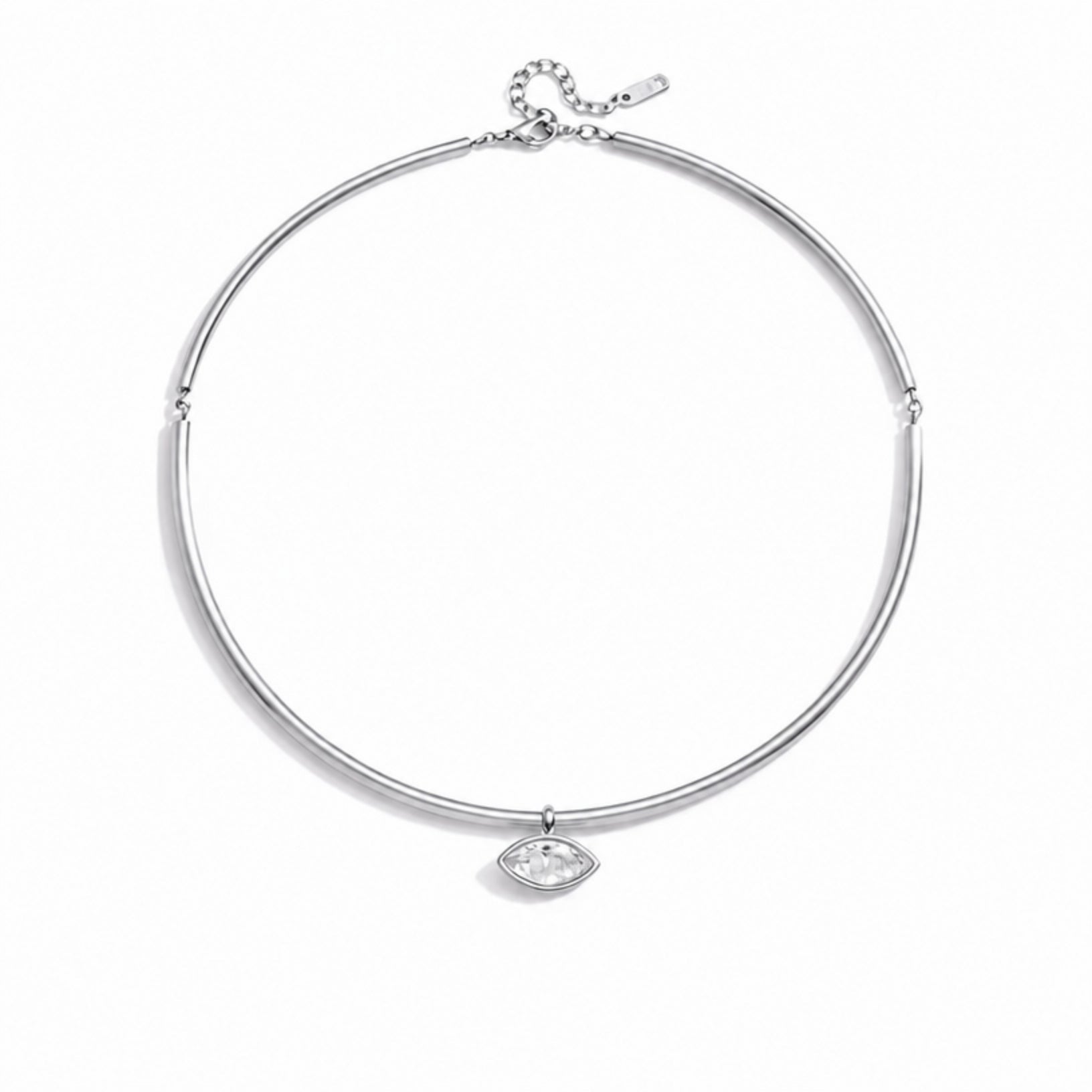 Collana in acciaio inossidabile anallergica e waterproof "Quasar"