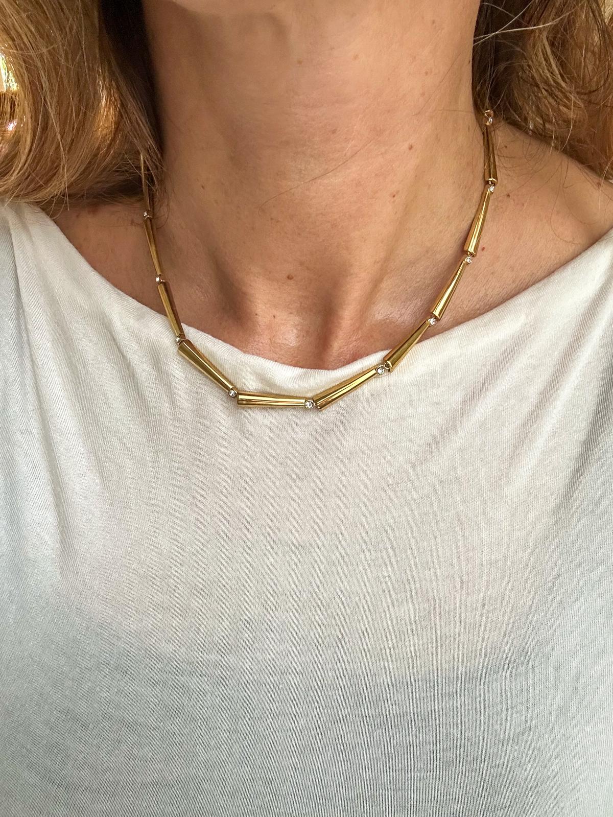 Collana in acciaio inossidabile anallergica e waterproof "Scheggia"